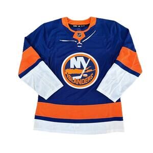 Adidas NHL New York Islanders Authentic Home Royal Hockey Jersey GT5618 Size 44